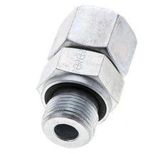 14S & M20x1.5 Acier zingue pivotant droit avec filetage mâle 630 bar Joint torique NBR Cône d'etancheite reglable ISO 8434-1