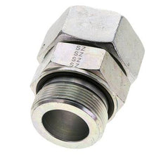 38S & M48x2 Acier zingue Pivot droit avec filetage mâle 315 bar Joint torique NBR Cône reglable ISO 8434-1