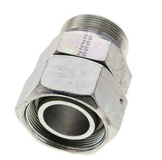 38S & M48x2 Acier zingue Pivot droit avec filetage mâle 315 bar Joint torique NBR Cône reglable ISO 8434-1