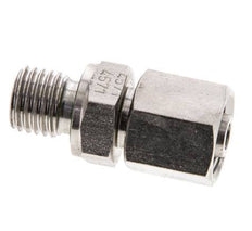 8L & M12x1.5 Acier inoxydable droit pivotant avec filetage mâle 315 bar Joint torique FKM Cône reglable ISO 8434-1