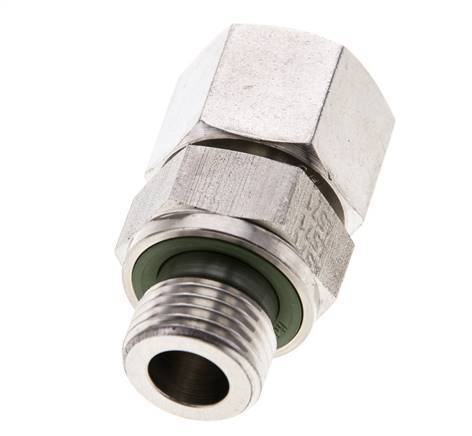 12L & M16x1.5 Acier inoxydable droit pivotant avec filetage mâle 315 bar Joint torique FKM Cône reglable ISO 8434-1