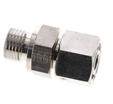 12L & M16x1.5 Acier inoxydable droit pivotant avec filetage mâle 315 bar Joint torique FKM Cône reglable ISO 8434-1