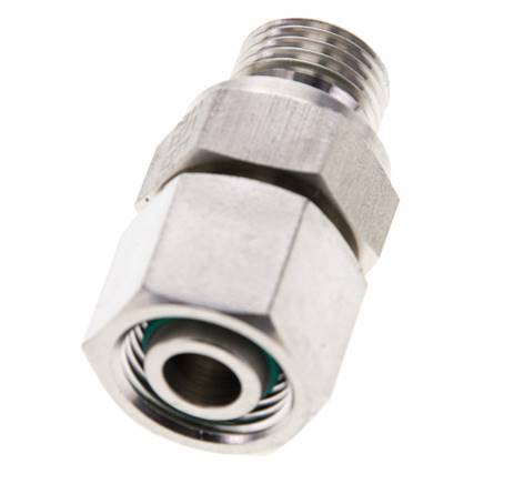 12L & M16x1.5 Acier inoxydable droit pivotant avec filetage mâle 315 bar Joint torique FKM Cône reglable ISO 8434-1