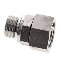 18L & M22x1.5 Acier inoxydable pivotant droit avec filetage mâle 315 bar Joint torique FKM Cône reglable ISO 8434-1