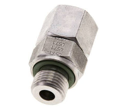 10S & M16x1.5 Acier inoxydable pivotant droit avec filetage mâle 630 bar Joint torique FKM Cône reglable ISO 8434-1