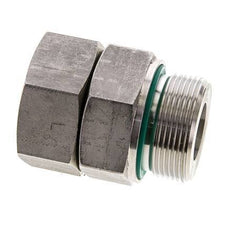 30S & M42x2 Acier inoxydable pivotant droit avec filetage mâle 400 bar Joint torique FKM Cône reglable ISO 8434-1