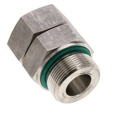 30S & M42x2 Acier inoxydable pivotant droit avec filetage mâle 400 bar Joint torique FKM Cône reglable ISO 8434-1