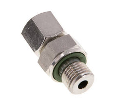 8L & G1/4'' pivot droit en acier inoxydable avec filetage mâle 315 bar FKM Reglable ISO 8434-1