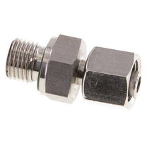 8L & G1/4'' pivot droit en acier inoxydable avec filetage mâle 315 bar FKM Reglable ISO 8434-1