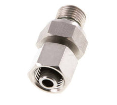 8L & G1/4'' pivot droit en acier inoxydable avec filetage mâle 315 bar FKM Reglable ISO 8434-1