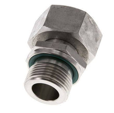 22L et G3/4'' en acier inoxydable pivotant droit avec filetage mâle 160 bar FKM reglable ISO 8434-1