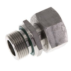 22L et G3/4'' en acier inoxydable pivotant droit avec filetage mâle 160 bar FKM reglable ISO 8434-1