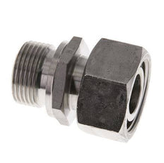 22L et G3/4'' en acier inoxydable pivotant droit avec filetage mâle 160 bar FKM reglable ISO 8434-1