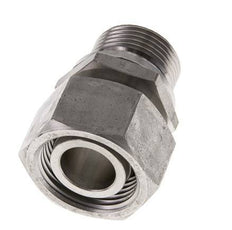 22L et G3/4'' en acier inoxydable pivotant droit avec filetage mâle 160 bar FKM reglable ISO 8434-1