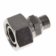 22L et G3/8'' en acier inoxydable pivotant droit avec filetage mâle 160 bar FKM reglable ISO 8434-1