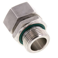 28L et G1'' en acier inoxydable à pivot droit avec filetage mâle 160 bar FKM Reglable ISO 8434-1