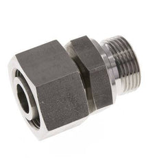25S & G1'' Emerillon droit en acier inoxydable avec filetage mâle 400 bar FKM Reglable ISO 8434-1