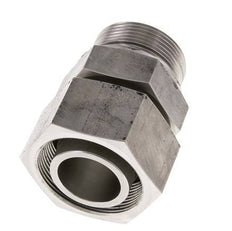 38S & G1-1/2'' Emerillon droit en acier inoxydable avec filetage mâle 315 bar FKM Reglable ISO 8434-1