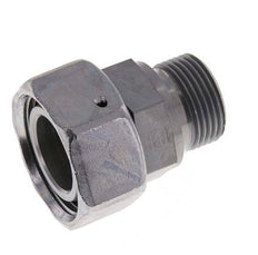 28L & G3/4'' Acier zingue pivotant droit avec filetage mâle 160 bar Joint torique NBR Cône d'etancheite reglable ISO 8434-1