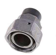 28L & G3/4'' Acier zingue pivotant droit avec filetage mâle 160 bar Joint torique NBR Cône d'etancheite reglable ISO 8434-1