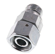 16S & G1/2'' Acier zingue pivotant droit avec filetage mâle 400 bar Joint torique NBR Cône d'etancheite reglable ISO 8434-1