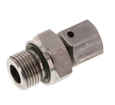 8L et G3/8'' en acier inoxydable pivotant droit avec filetage mâle 315 bar Joint torique FKM Cône reglable ISO 8434-1