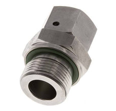 Coupleur droit en acier inoxydable 15L et G3/4'' avec filetage mâle 315 bar Joint torique FKM Cône reglable ISO 8434-1