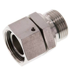 28L & G1'' Stainless Steel Straight Swivel with Male Threads 160 bar FKM O-ring Sealing Cone Adjustable ISO 8434-1