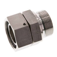 35L & G1-1/4'' en acier inoxydable avec filetage mâle 160 bar FKM O-ring Sealing Cone Adjustable ISO 8434-1
