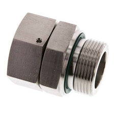 35L & G1-1/4'' en acier inoxydable avec filetage mâle 160 bar FKM O-ring Sealing Cone Adjustable ISO 8434-1