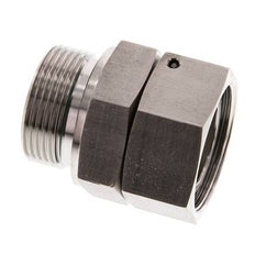 35L & G1-1/4'' en acier inoxydable avec filetage mâle 160 bar FKM O-ring Sealing Cone Adjustable ISO 8434-1