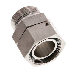 35L & G1-1/4'' en acier inoxydable avec filetage mâle 160 bar FKM O-ring Sealing Cone Adjustable ISO 8434-1