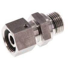 14S & G1/2'' Swivel droit en acier inoxydable avec filetage mâle 630 bar Joint torique FKM Cône reglable ISO 8434-1
