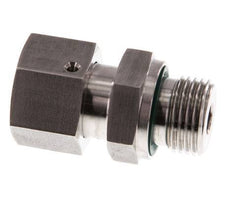 14S & G1/2'' Stainless Steel Straight Swivel with Male Threads 630 bar FKM O-ring Sealing Cone Adjustable ISO 8434-1