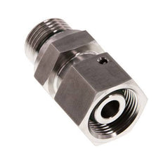 14S & G1/2'' Swivel droit en acier inoxydable avec filetage mâle 630 bar Joint torique FKM Cône reglable ISO 8434-1