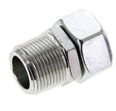 28L & 1'' NPT Acier zingue pivotant droit avec filetage mâle 160 bar Reglable ISO 8434-1