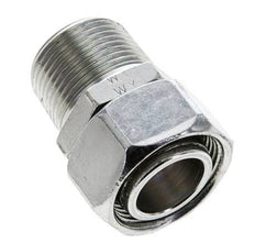 28L & 1'' NPT Acier zingue pivotant droit avec filetage mâle 160 bar Reglable ISO 8434-1