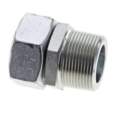 35L & 1-1/4'' NPT Acier zingue pivotant droit avec filetage mâle 160 bar Reglable ISO 8434-1