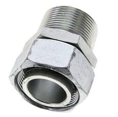 35L & 1-1/4'' NPT Acier zingue pivotant droit avec filetage mâle 160 bar Reglable ISO 8434-1