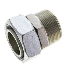 42L & 1-1/2'' NPT Acier zingue pivotant droit avec filetage mâle 160 bar Reglable ISO 8434-1