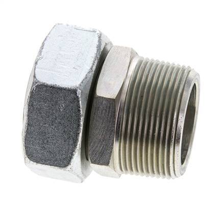 42L & 1-1/2'' NPT Acier zingue pivotant droit avec filetage mâle 160 bar Reglable ISO 8434-1