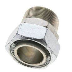 42L & 1-1/2'' NPT Acier zingue pivotant droit avec filetage mâle 160 bar Reglable ISO 8434-1