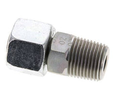 14S & 1/2'' NPT Acier zingue pivotant droit avec filetage mâle 630 bar Reglable ISO 8434-1