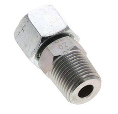 14S & 1/2'' NPT Acier zingue pivotant droit avec filetage mâle 630 bar Reglable ISO 8434-1