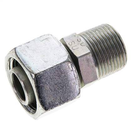 20S & 3/4'' NPT Acier zingue pivotant droit avec filetage mâle 400 bar Reglable ISO 8434-1