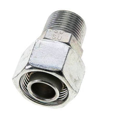 20S & 3/4'' NPT Acier zingue pivotant droit avec filetage mâle 400 bar Reglable ISO 8434-1