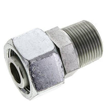 25S & 1'' NPT Acier zingue pivotant droit avec filetage mâle 400 bar Reglable ISO 8434-1