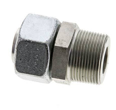 30S & 1-1/4'' NPT Acier zingue pivotant droit avec filetage mâle 400 bar Reglable ISO 8434-1