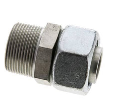 30S & 1-1/4'' NPT Acier zingue pivotant droit avec filetage mâle 400 bar Reglable ISO 8434-1