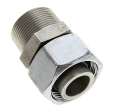 30S & 1-1/4'' NPT Acier zingue pivotant droit avec filetage mâle 400 bar Reglable ISO 8434-1